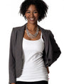 Glamourmom® Nursing Bra Long Tank in White