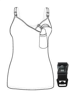 Hands Free Pumping Accessory Clip